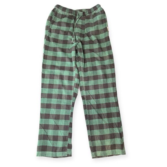 EDDIE BAUER Men’s Green Black Plaid Flannel Lounge Pants Size Small - Picture 1 of 5